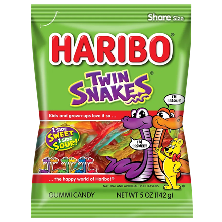 Haribo Twin Snakes Pouch 700 g
