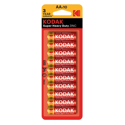 KODAK Heavy Duty ZnCl R6 AA Blister 10