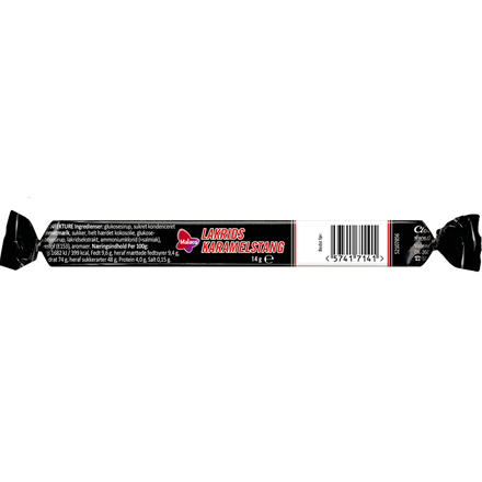 Malaco Lakridskaramelstang 14 g