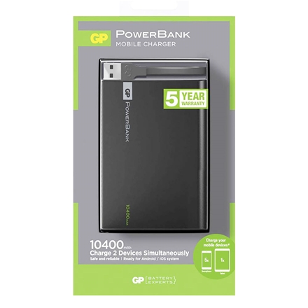 GP PowerBank Yolo Black 10400 mAh