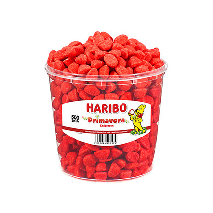 Haribo Primavera Erdbeeren 
500 Stk