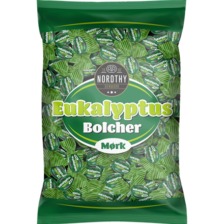 Nordthy Eukalyptus Bolcher Mørk 1 kg