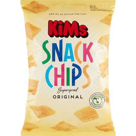 Kims Snack Chips Krydderi 160 g