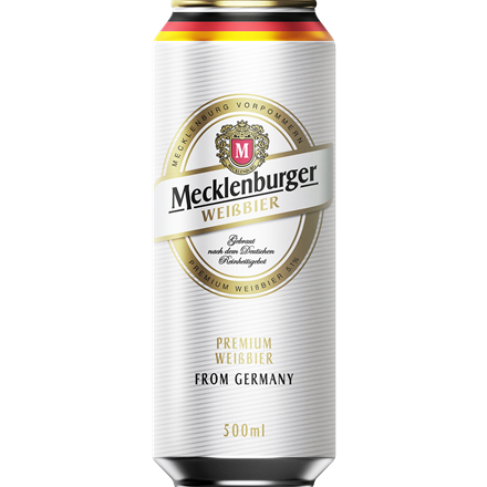 Mecklenburger Weissbier 5,1%  24x0,5 l