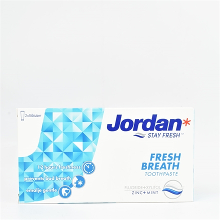 Jordan Fresh Breath Tandpasta 2x50 ml