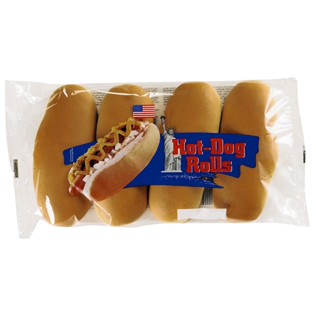 BUNS Hot Dog Brød 4 Stk. 250 g