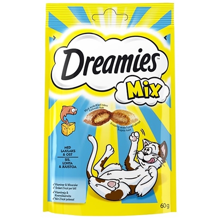 Dreamies med ost og lachs 60 g