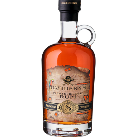 Davidsen's Pirate Rum Blend 8 Caribien 40% 0,7 l 