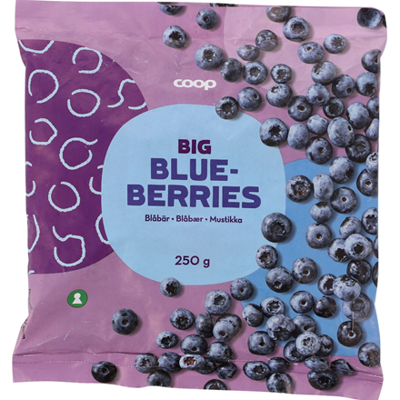 Coop Blåbær 250 g