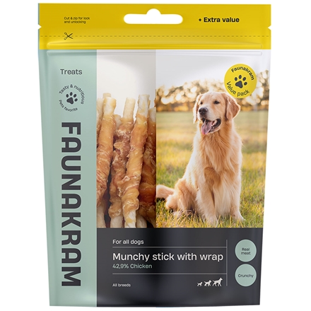 Faunakram Value Pack Munchy Stick w. Chicken 300 g