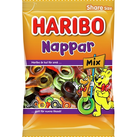 Haribo Nappar Mix 375 g