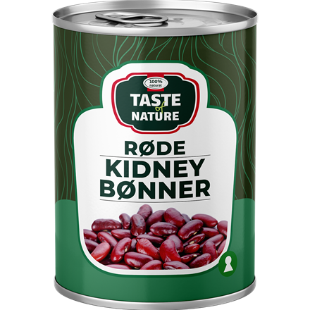 Taste of Nature Røde Kidneybønner 400 g