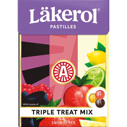 Läkerol Big Pack Triple Treat Mix 75g