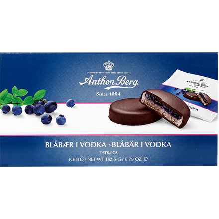 Anthon Berg Blueberry i Vodka 192,5 g