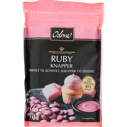 Odense Chokoladeknapper Ruby 115g.
