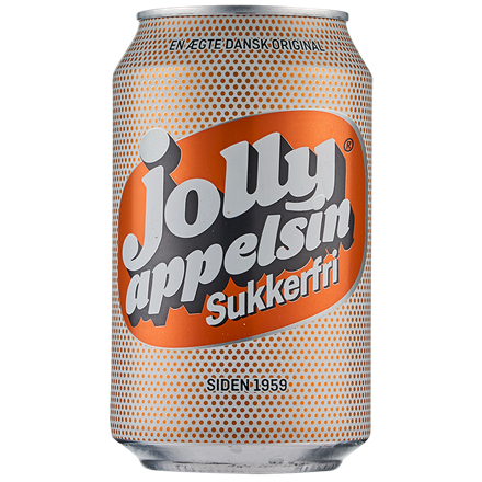Jolly Appelsin Sukkerfri 24x0,33 l