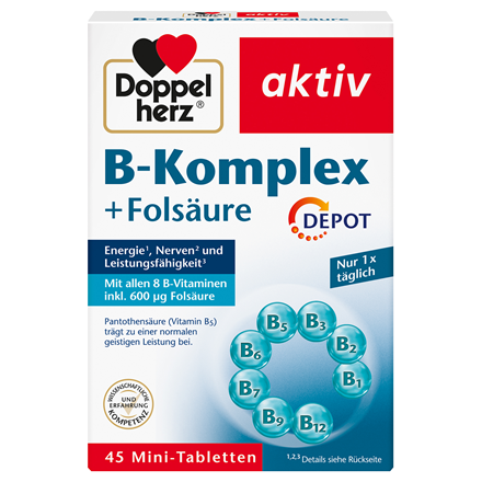 DH B-Komplex + Folsyre 45 Tbl.