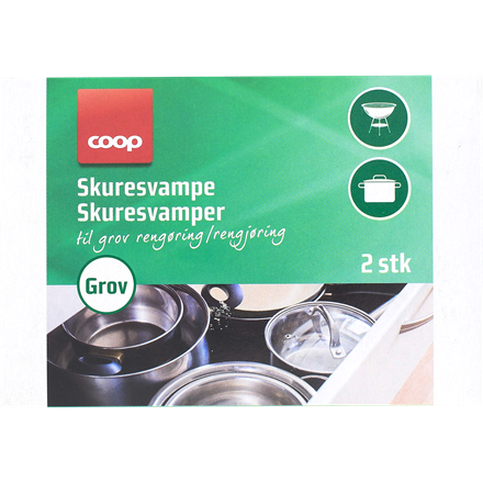 Skuresvamp, Grov 2-pak