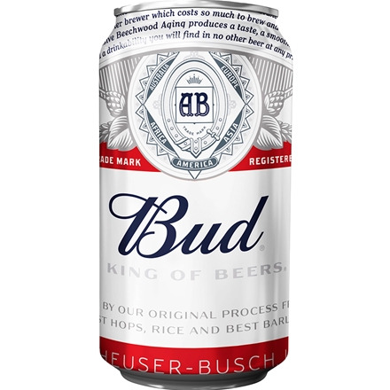 Bud 5% 24x0,33 l Dåser