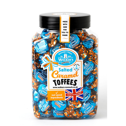 Walker's Salted Caramel Toffees Jar 1250 g