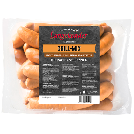 Langelænder Grillmix 1220g