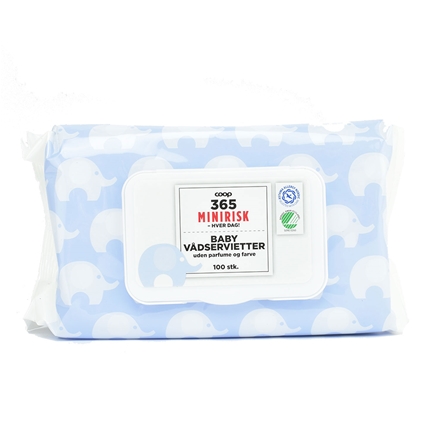 365 Minirisk Baby Vådservietter 100 stk