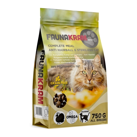 Faunakram Cat Anti Hairball 750 g