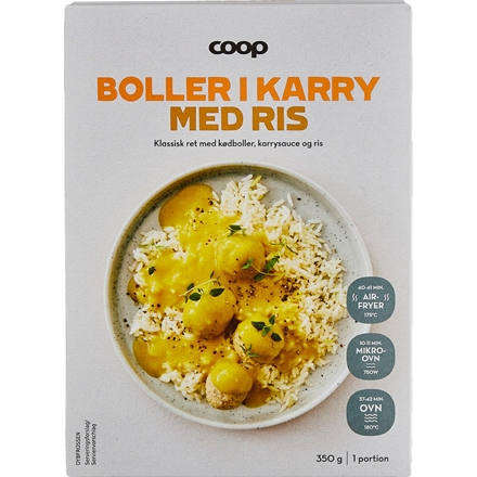 Coop Boller i Karry 350 g