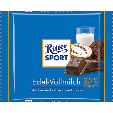 Ritter Sport Edel Vollmilch 35% Kakao 100 g