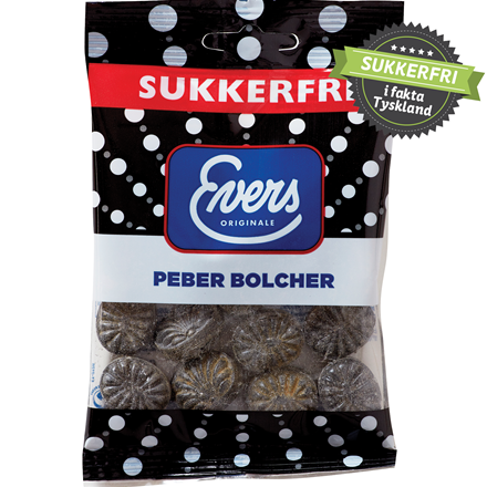 Evers Peberbolcher Sukkerfri 70 g