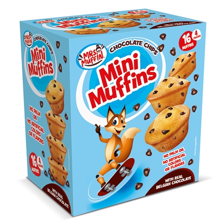 Nordthy Mrs. Mini Muffins Choco Chips 188 g