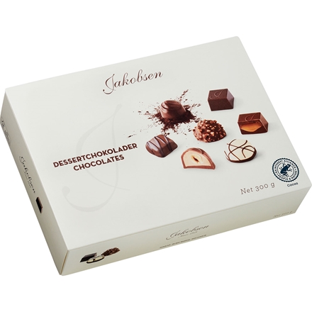 Jakobsen Dessertchokolader 300 g