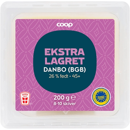COOP DANBO XL SKIVEOST 200 G