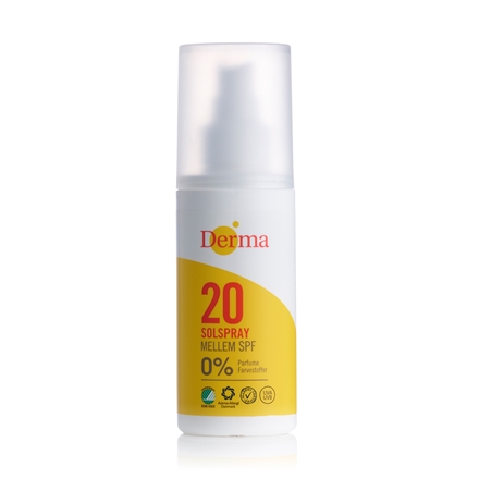 Derma Sun Solspray mellem SPF20 150 ml