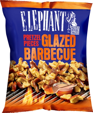 Elephant Pretzel Pieces Gourmet BBQ 125 g