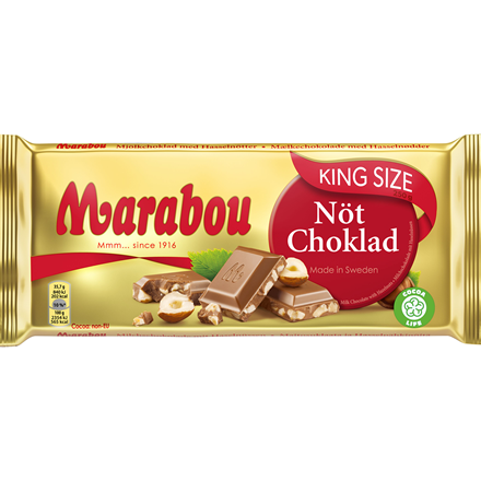 Marabou Nötchoklad 250g- Max 5 herefter 21,99 pr. Stk.