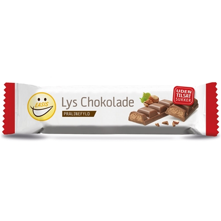 EASIS Lys Chokolade med Praline 35 g