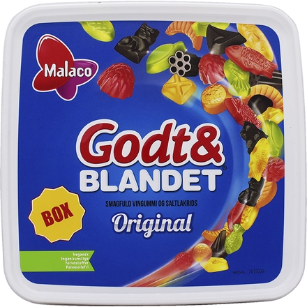 Malaco Godt & Blandet 2 kg