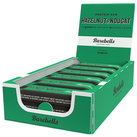 Barebells Bars Hazelnut Nougat 12x55g