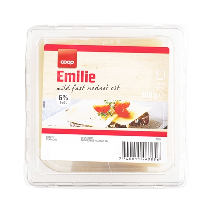 Emilie Skiveost Mild 300gr