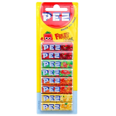 PEZ Refill Frugt 8-pak 68 g