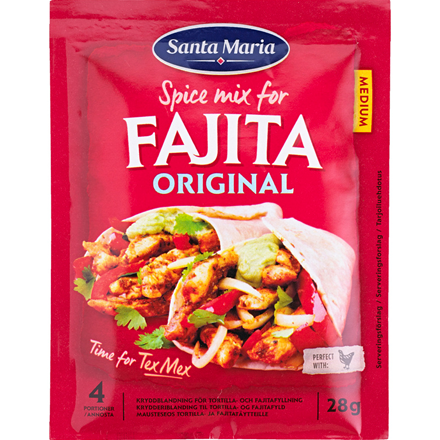 Santa Maria Fajita Spice Mix 28 g