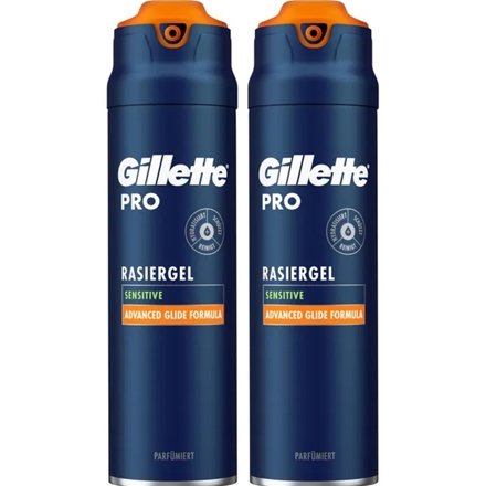 Gillette Pro Shave Gel Sensitive 2 x 200 ml
