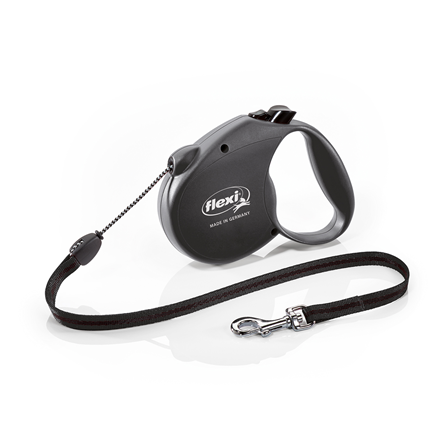 Chrisco Flexi Standard Cord Black Medium, 5 Meter
