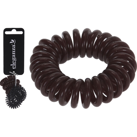 Hårelastikker Spiral 6-pak