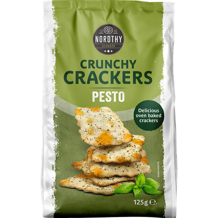 Nordthy Crunchy Crackers Pesto 125 g