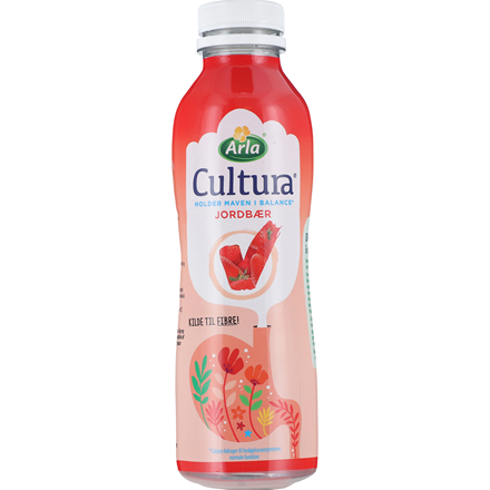 Cultura Drik Jordbær Light 0,5 l