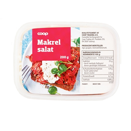 Coop Makrelsalat 200gr