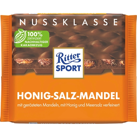 Ritter Sport Honig Salz Mandel 100 g