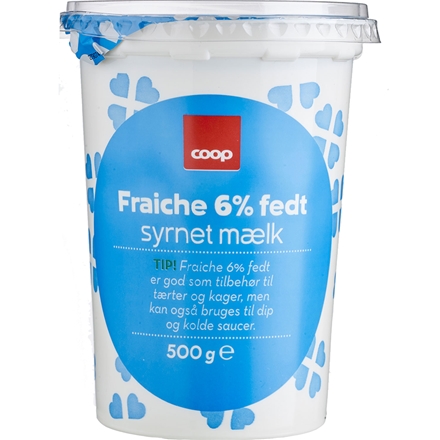 Coop Creme Fraiche 6% 500 g
